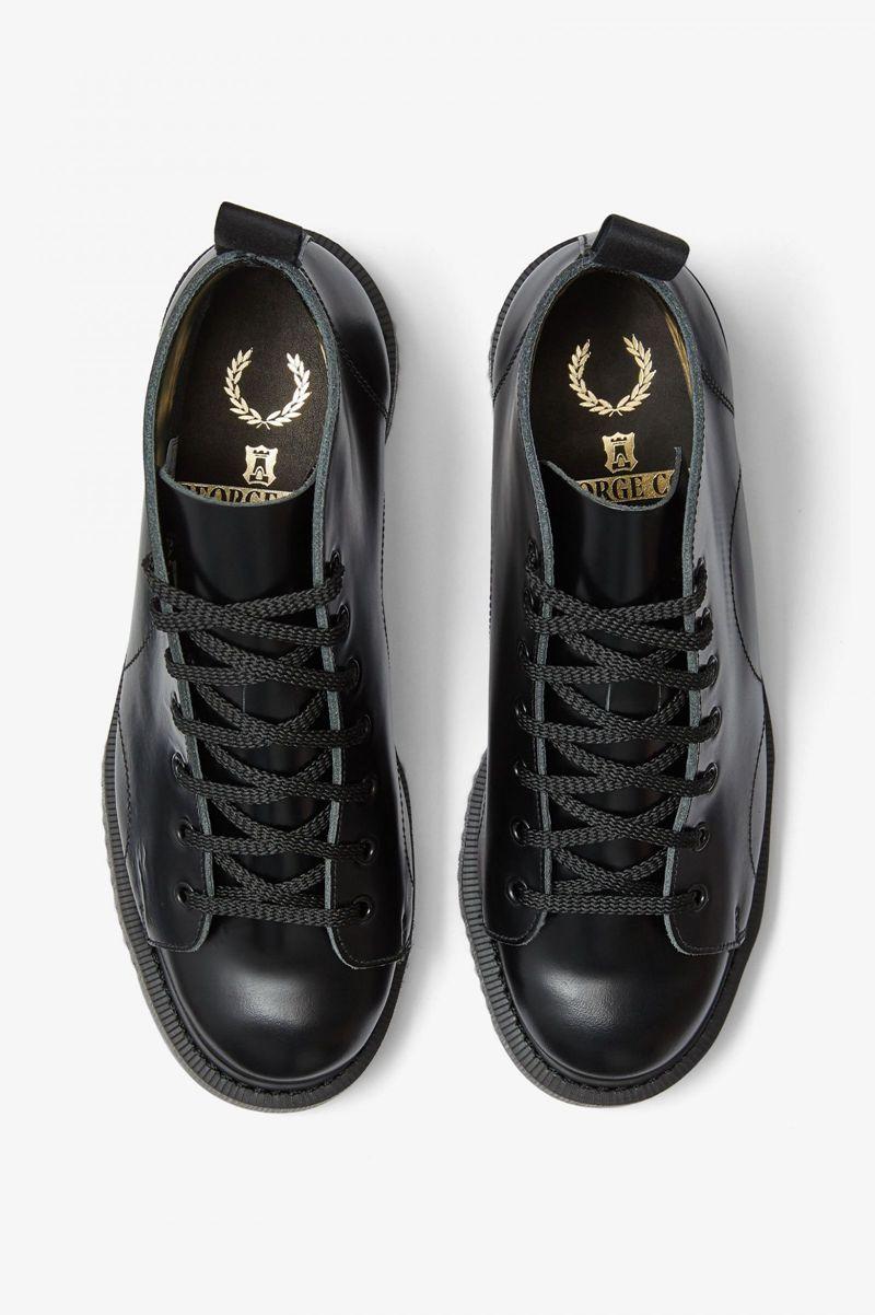 Black Fred Perry SB5372 Men's Shoes | PH 1153UZGT